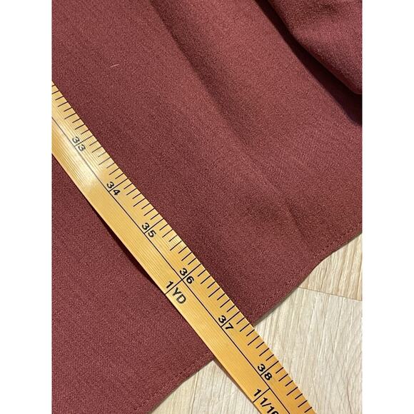 M.M. LaFleur Pauline Dress Size 10 Brick Red Career Square Neck A-line Travel - Picture 12 of 13